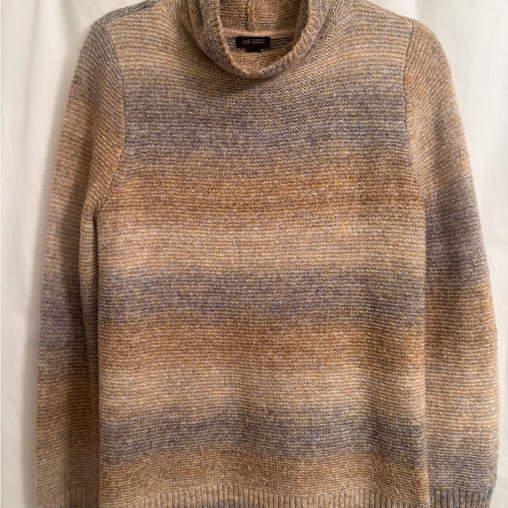 J. Jill Multitone Cowl Neck Sweater